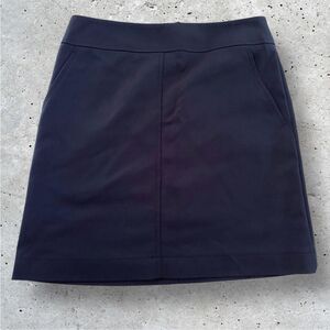 Akris Punto Exclusive Saks Fifth Avenue Wide Waistband Above Knee Skirt 6 NWOT